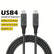 240W USB 4.0 C to C Cable Support 40Gbps 8K Video Mobile Accessories