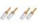 Gold Plated 4mm Banana Plugs for Speaker Wire AV adapters