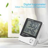 Digital Indoor Hygrometer Room Thermometer W/Alarm Clock Home Essentials
