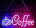 USB powered Coffee LED Neon Sign 42x22cm Ready-Made LED Signs