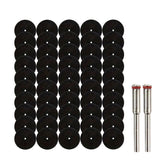 32mm Abrasive Cutting Off Discs w/ Mandrels 52pcs Mandrel Kit DIY & Home Tools