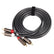 2 RCA to 2 RCA Male-Male Stereo Audio AV Cables