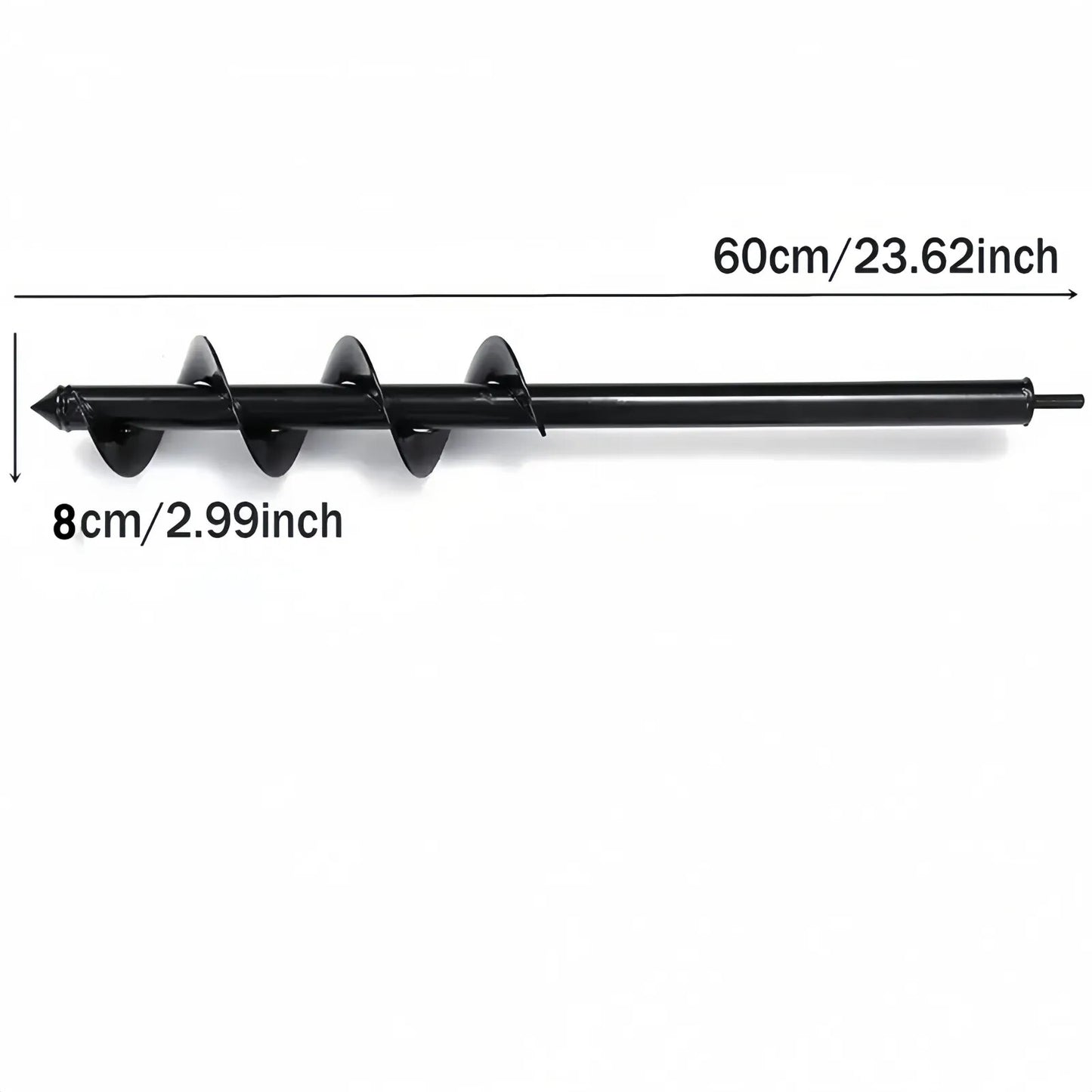 Garden Planting Drill Bit Earth Planter Post Hole Auger Digger 8x30cm or 8x60cm DIY & Home Tools