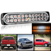 Truck 24LED White Amber Strobe Warning Light Car Accessories