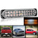 Truck 24LED White Amber Strobe Warning Light Car Accessories