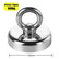Salvage Strong Recovery Magnet Neodymium Hook W/Rope Treasure Fishing up 600kg Outdoor Gear