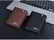 Men's Slim RFID Wallet Short Bifold Coin Purse with Zipper Business Style Home Essentials