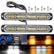 12V 24V 24 LED Strobe Warning Light Amber White Flash Lamp Truck Trailer 4WD Car Accessories