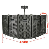 3 or 5 Doors Studios Microphone Isolation Shields Filter w/ Phone Clip Party Effects