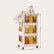 3 Tier Rolling Cart Utility Cart w/ Handle & Wheel Home Essentials