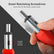 100 Piece Magnetic Screwdriver Set Power Socket Nut Driver Bits Ratchet w/ Rack DIY & Home Tools