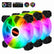 12V 4Pin to 3Pin CPU 120mm LED Cooling Fan PC Accessories