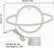 USB Powered 30x17cm Planet Ready-Made LED Signs
