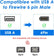 1.8M USB 2.0 to IEEE 1394 6-Pin FireWire i-Link Cable for DV Camcorder Camera PC Accessories