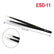 Stainless Steel Tweezer Set 6Pcs ESD Anti-Static Tweezers Kit GS11 DIY & Home Tools