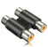 2RCA Female to Female Adapter M02 AV Adapters