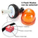 60 LED Rotating Amber Beacon Lamp DIN Pole Tractor Car Accessories