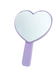 Heart Shaped Hand Held Mirror Home Essentials