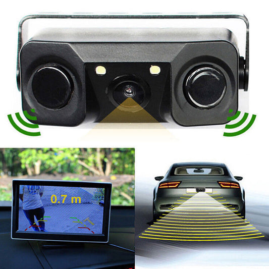 Reversing Camera (QS192) Integrated Inbuilt Parking Sensors Alert ...