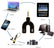 3.5mm AUX Male to MIC and Headphone Female Splitter AV adapters