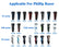 USB Charger Cable For Philips Shaver A00390 4.3V USB Power Adapter battery Cable Power supply/Charger