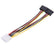 20cm 4 Pin IDE Molex to Dual SATA Power Y Splitter Cable For HDD PC Accessories