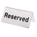 Stainless Steel Reserved Table Sign 12*5cm (JS17) Business & Office Equipment