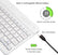 Ultra-Slim Bluetooth Rechargeable Mini Keyboard For IOS Windows Android Mobile Accessories