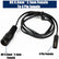 4 Pin to DC Power 5.5mm 2.1mm Female Cable L02 For RGB LED Strip 65cm Party Effects