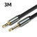 Gold 3.5mm Stereo To 6.35mm Mono 1/4 inch Amplifier Guitar AV Cables