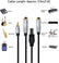 50cm Aux 3.5mm Male to Dual 6.35mm Female 1 to 2 Y Splitter Cable Stereo AV Adapters