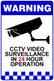 Reflective CCTV Warning Sign CCTV Camera Accessories