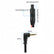 4Pin to 2.5mm Male Plug Dashcam Rear View Camera cable Car Accessories