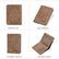 Mens Short Wallet with Card Holder Stylish PU Leather Slim Pocket Size Home Essentials
