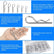 Cotter Pin Assortment 150Pcs Set Grab Split Fixings Securing Lock Pins Kit DIY & Home Tools