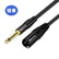 Unbalanced XLR Male to 6.35mm Mono Microphone Lead 1m to 10m AV Cables