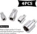 Ratchet Wrench Socket Adapter Adaptor Reducer Converter Set 1/2 To 3/8 To 1/4 2.DIY & Home Tools