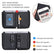 Men's Slim RFID Wallet Stylish Short Bifold Coin Purse with Zipper Colorblock Home Essentials