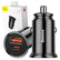 Baseus 30W USB-A + USB-C Car Vehicle Charger PD3.0 QC 4.0 PPS Black 12-24V Car Accessories