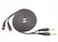 EVERTECH Dual 6.35mm 1/4 TS Mono Male to Dual 2 RCA Male Leads Audio AV Cables