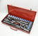 24Pcs Drive Socket Ratchet Wrench Set Automotive Tools