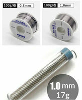 17g 100g 60/37 0.8mm 1.0mm Solder Wire Rosin Core Soldering 2.2% Flux DIY & Home Tools