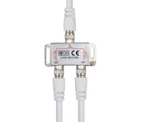 2 Way F Type female Screw Connector Y Splitter T23 TV Accessories