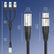 60cm Balanced XLR Splitter Cable 1 Male to 3 Female AV Cables