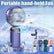 Hand-held Rechargeable Fan Mini Portable Folding Desk Cooler Fan w/ Phone Stand Home Essentials