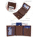 Baellerry Men's Slim RFID Tri-Fold Wallet with Card Holder Pop-Up Ejector Black Home Essentials