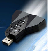VIRTUAL 7.1 USB 2.0 to 3D AUDIO SOUND CARD ADAPTER JS07 PC Accessories
