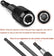 Screwdriver Extension 3Pcs 1/4 Hex Shank Holder Drill Bit Set Quick Release DIY & Home Tools