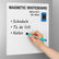 42x30cm Magnetic A3 Whiteboard Sheet with 3 Pens and Eraser Set Business & Office Equipment