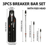 3PCS Steel Breaker Bar Set DIY & Home Tools